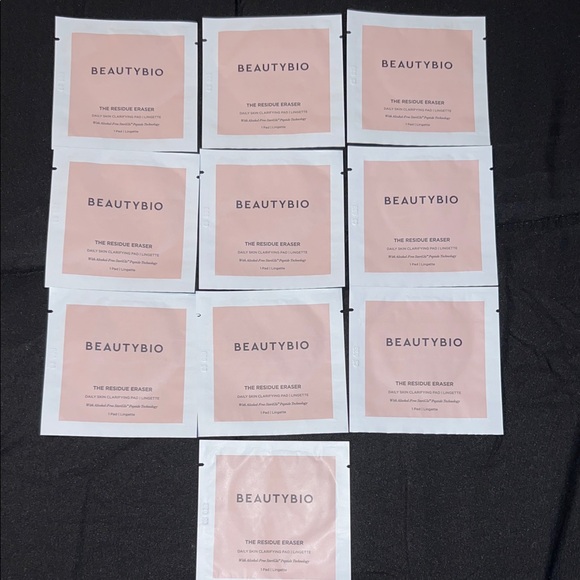 BeautyBio the Residue Eraser Set ~ Daily Skin Clarifying Pads Set of 10!! - Picture 1 of 3